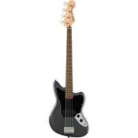 Affinity Series Jaguar® Bass H, Laurel Fingerboard, Black Pickguard, Charcoal Frost Metallic