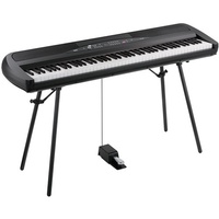 SP280 88 note stage piano with stand Black