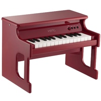 KORG TinyPiano 25 minikey digital piano polished wood case � red