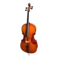 Steinhoff Full Size Student Solid Top Cello Set (Natural Gloss)
