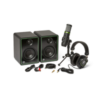 Mackie Creator Bundle with EM-USB Condenser Microphone, MC-100 Headphones, CR3-X Studio Monitors