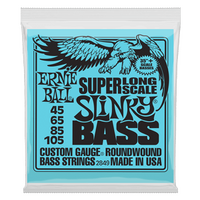 Ernie Ball Super Long Scale Slinky Electric Bass Strings - 45-105 Gauge
