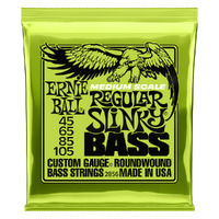 Ernie Ball Regular Slinky Nickel Wound Medium Scale Bass Strings