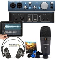 PreSonus AudioBox iTwo Bundle, w/ HD7 Headphones, M7 Mic