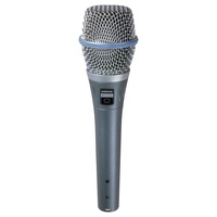 Shure SHR-BETA87C Microphone Condenser Lo Z Vocal Cardioid