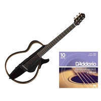 Yamaha SLG200STBL Silent Guitar Nylon String (Translucent Black)