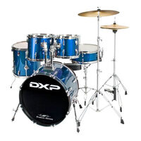 DXP TX06PMBL Fusion  20" 5 Piece  Acoustic Drum Kit Package