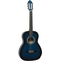 Valencia Vc102Bus 1/2 Size Nylon String Classical Guitar - Blue Sunburst