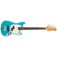 Player II Mustang® Bass PJ, Rosewood Fingerboard, Aquatone Blue