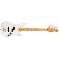 Player II Mustang® Bass PJ, Maple Fingerboard, Polar White