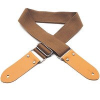 DSL 50COTTON-BROWN Cotton Guitar Strap - 2"