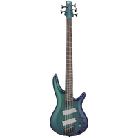 Ibanez SRMS725BCM 5 String Electric Bass Guitar Blue Chameleon