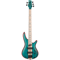 Ibanez SR1425BCGL 5 String Electric Bass Guitar Caribbean Green Low Gloss