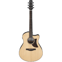 Ibanez AAM380CE Electro Acoustic Guitar Natural High Gloss