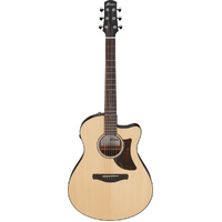 Ibanez AAM300CE Electro Acoustic Guitar Natural High Gloss