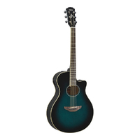 Yamaha APX600OBB Thinline Acoustic Electric Guitar (Oriental Blue Burst)