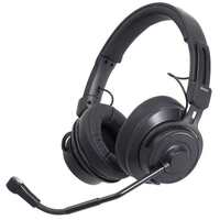 Audio-Technica Professional Broadcast Stereo Headset with cardioid CONDENSER microphone