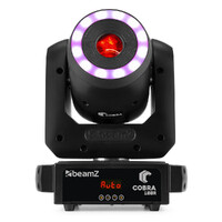 Beamz Cobra 100R Spot 100W Moving Head with Ring