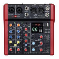 E-lektron A28 DSP FX Studio Audio Mixer 6-Channel with Bluetooth USB Play Audio interface