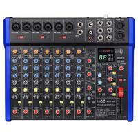 E-lektron B628 DSP effects Studio Audio Mixer 12-Channel with Bluetooth USB Play Audio interface