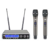 E-Lektron IU-2080HEADSET Dynamic UHF Digital 100 Channels Tunable Wireless Microphone System 2xHEADSET