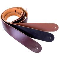 Fretz Genuine Leather Guitar Strap (Black)