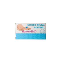 Event Lighting GOLFGENDER - Gender reveal Golf Ball with powder - Set of 2 1x Boy and 1x Girl