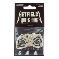 Jim Dunlop James Hetfield 1.14mm White Fang Custom Flow Pick (6 Pack)