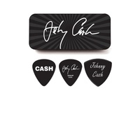 JOHNNY CASH PICK TIN-SIGNATURE