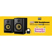 KRK ROKIT RP5 Gen5 Studio Monitors 5" Class D 135w Powered Monitors Kevlar Drivers; Onboard DSP (monitors x2 = pair)