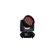 M19W20 - Moving Head Zoom Wash 19 x 15W RGBALC LEDs ring control and 6-60 degrees zoom , 3 and 5 Pin DMX