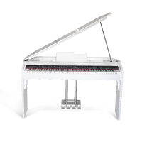 Maestro MGPX500 Mini Digital Grand Piano (Polished Ivory White)