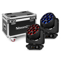 Beamz PRO MHL1240 LED Wash Moving Head Pair