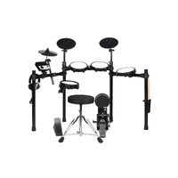 Powerstrike Electronic Mesh Head Drum Kit COMET 8-Piece Digital Drum Kit Incl Stool, Headphones & Sticks (Inside)