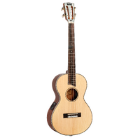 Mahalo Baritone - Electric Acoustic Pearl Series Series Natural Matt Baritone