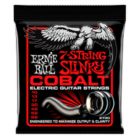 Ernie Ball Skinny Top Heavy Bottom Slinky Cobalt 7-String Electric Guitar Strings - 10-62 Gauge