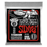 Ernie Ball Skinny Top/ Heavy Bottom Slinky Coated Titanium RPS Electric Guitar Strings - 10-52 Gauge