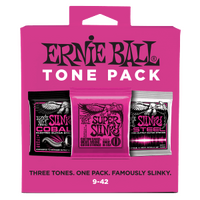 Ernie Ball Super Slinky Electric Tone Pack - 9-42 Gauge