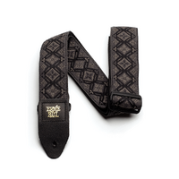 Ernie Ball Regal Black Jacquard Guitar Strap  