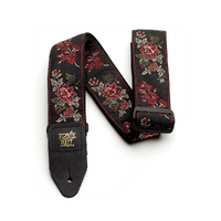 Ernie Ball Red Rose Jacquard Guitar Strap  