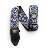 Ernie Ball Tribal Blue Jacquard Strap