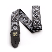 Ernie Ball Tribal Silver Jacquard Strap