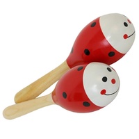 Maracas - Wooden Ladybug L:210 D:61