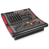 PDM-S804A 8 Channel Mixer with 2x 350W (RMS) Amplifier, Dual Digital FX & Bluetooth