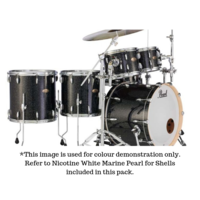 Pearl Session Studio Select 24" 3pc Kit Shell Pack Only Black Halo Glitter