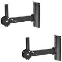 QuikLok	QL950 Heavy-duty, tilt adjustable speaker wall mount – Black per pair.  Up to 60kg.