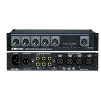 Shure SHR-SCM268 Audio Mixer 5 Channel Mono 4 XLR Mic&1 RCA Line Input Mic/Line Tx Balanced XLR Outs