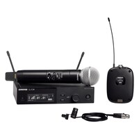 Shure Wireless Digital Mic System SLXD1 Tx/WL185 & SLXD2/SM58 & SLXD4 Rx;520-564MHz