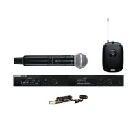 Shure Wireless Digital Mic System Dual Channel; SLXD1 Tx/WL185 & SLXD2SM58;SLXD4D Rx;520-564MHz