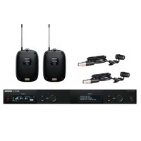 Shure Wireless Digital Lapel System Dual Channel; SLXD1 Tx; WL185 Mic;SLXD4D Rx;520-564MHz